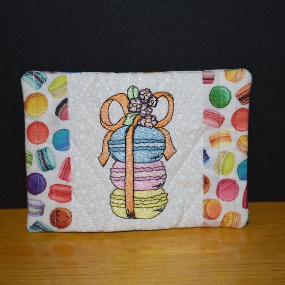 Cute Embroidery Macaron Wallet - Picture 1 of 9